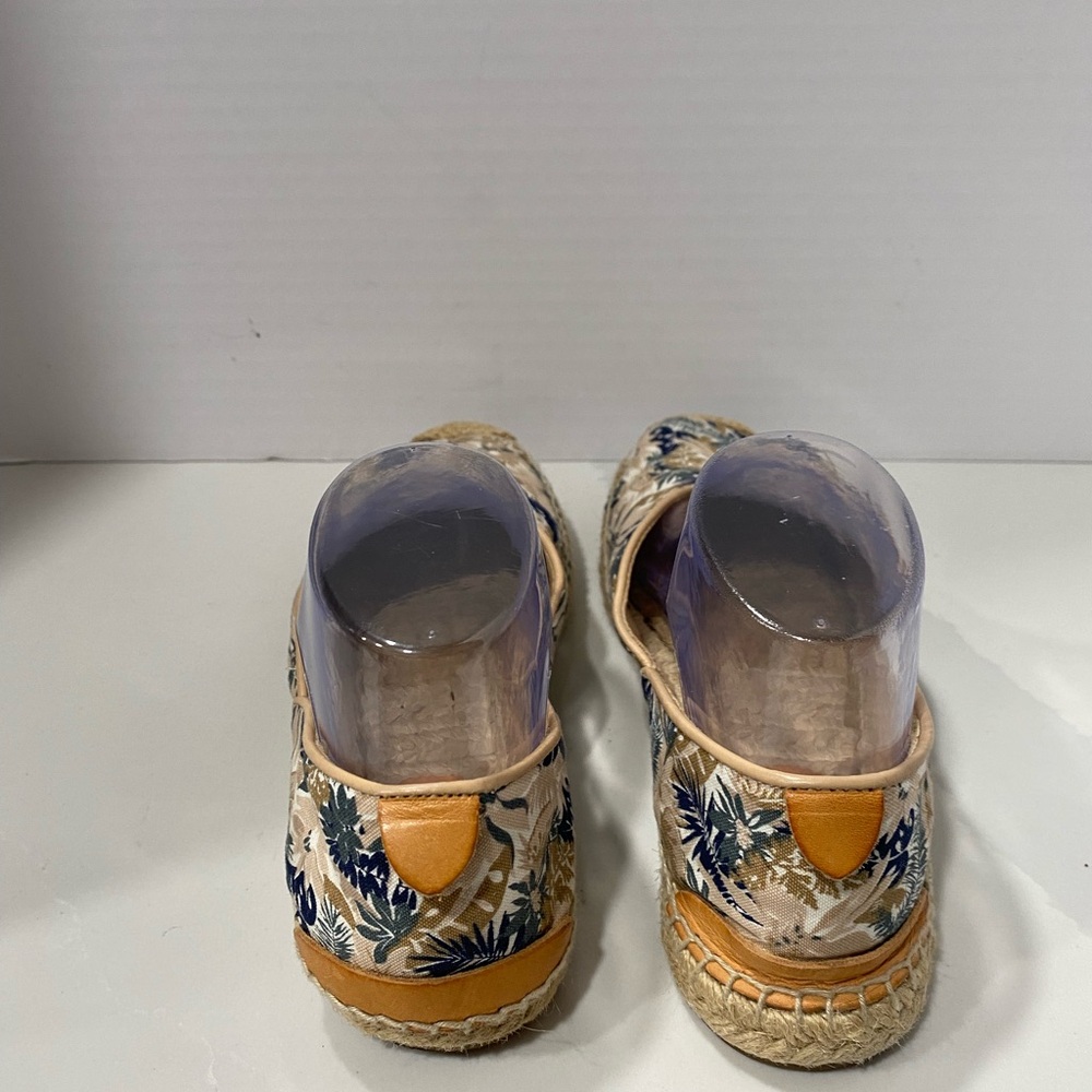Rag & Bone Georgie Espadrilles Floral Canvas Flats Sz 37 - Picture 2 of 9